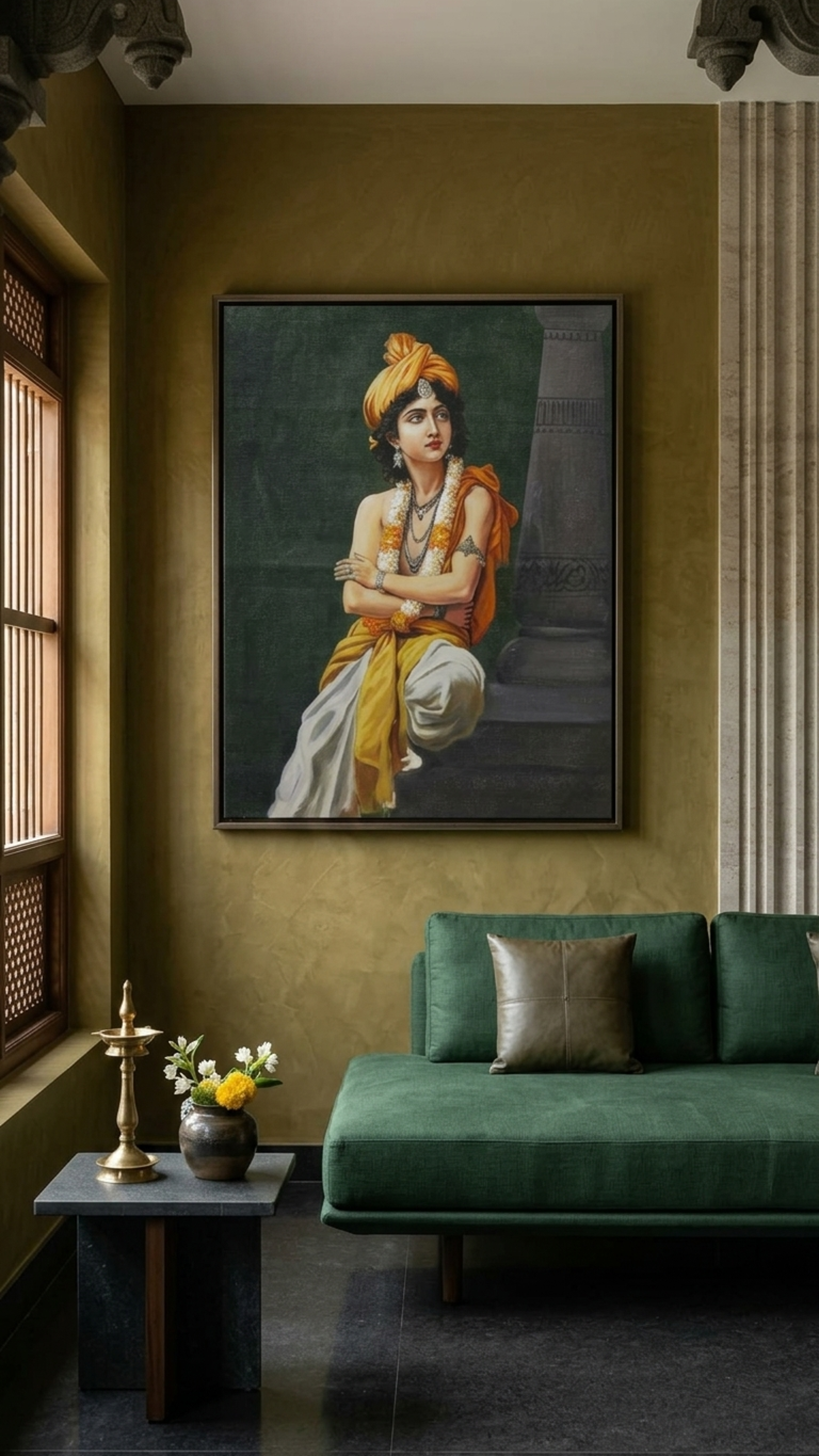 Krishna Traditional Indian Painting