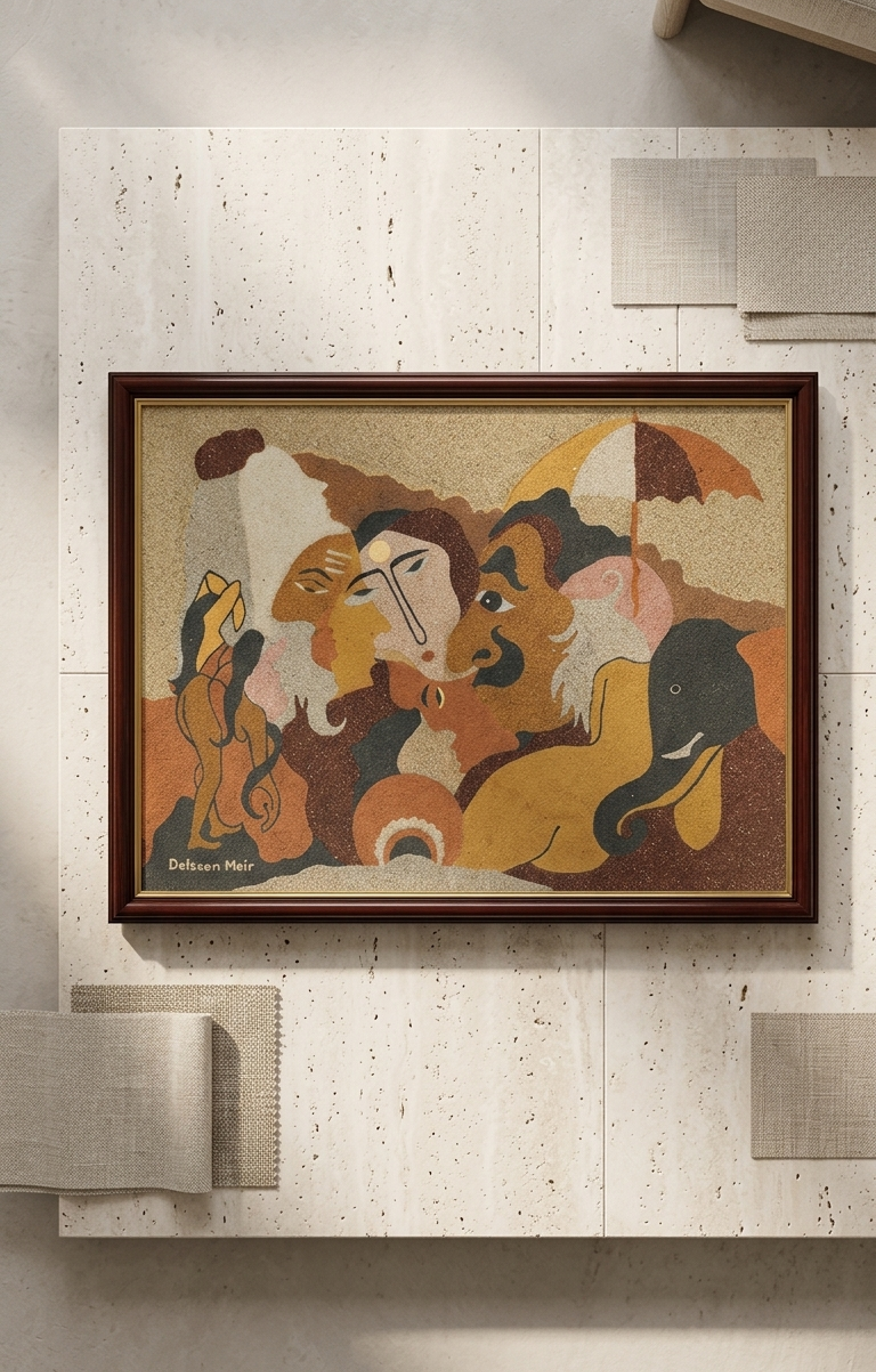 Radha Krishna Indian Wall Art